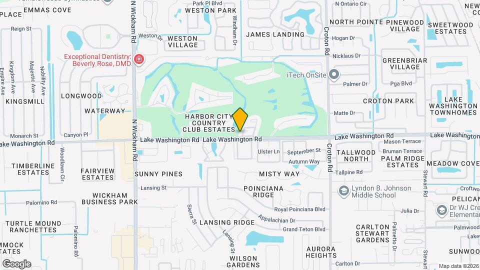 2504 Bogey Ln Map and Location Details