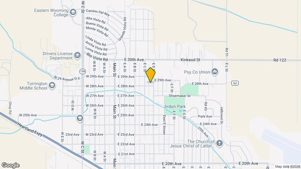 434 E 28th Ave Map and Location Details