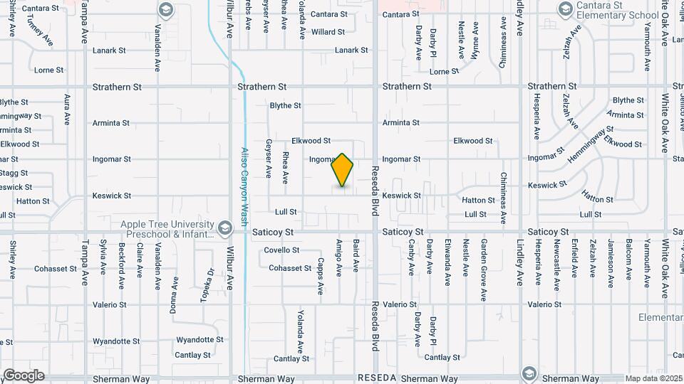 7703 Baird Ave Map and Location Details