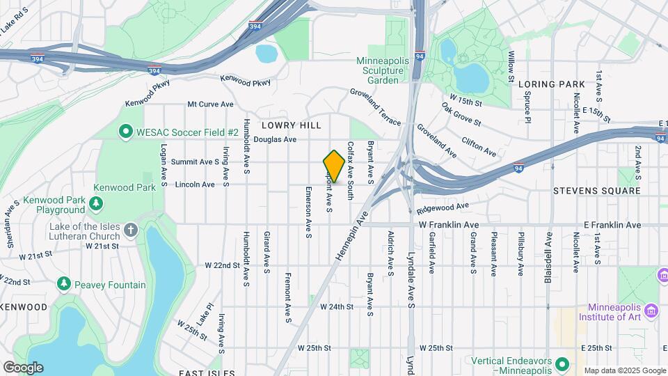 1901 DuPont Ave S Mapa y Detalles de la Ubicación