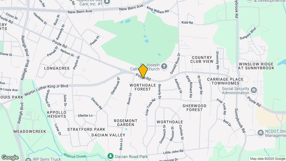 2720 Poole Rd Map and Location Details