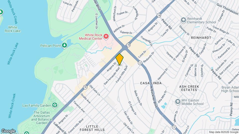 9344 San Fernando Way Map and Location Details