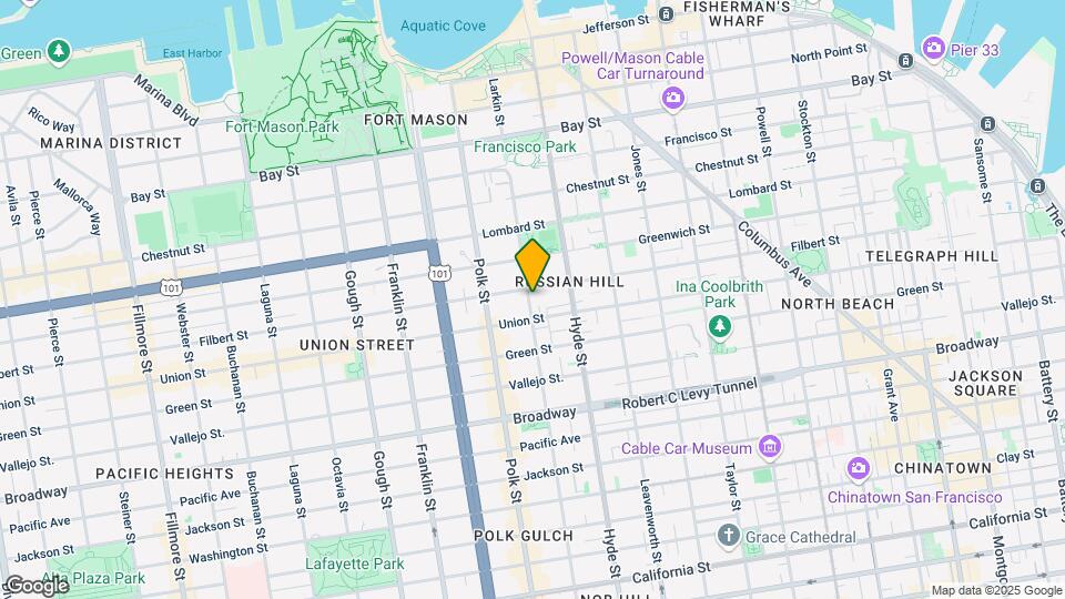 2340 Larkin St Mapa y Detalles de la Ubicación