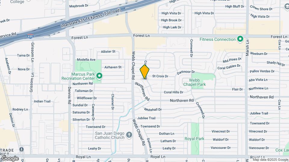 11483 Coral Hills Dr Map and Location Details