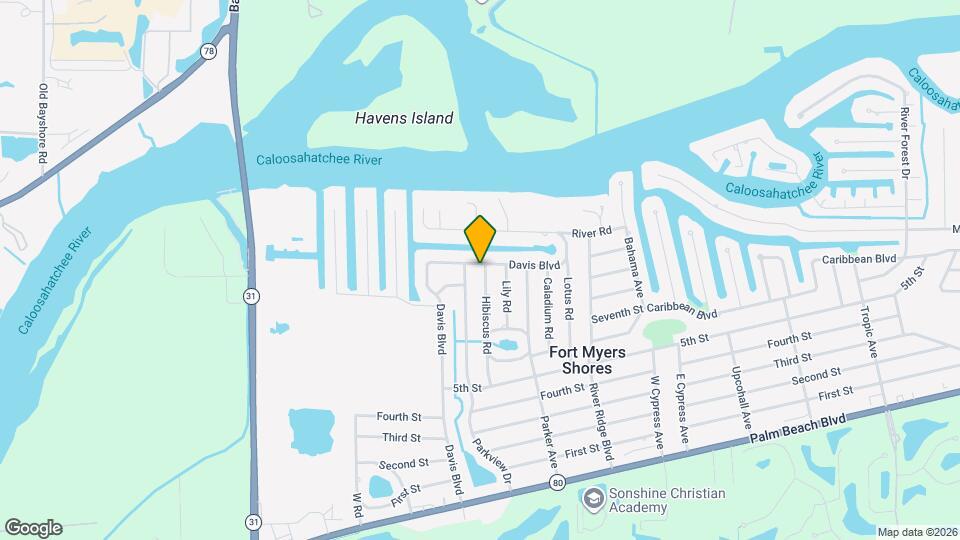 2101 Hibiscus Rd Mapa y Detalles de la Ubicación