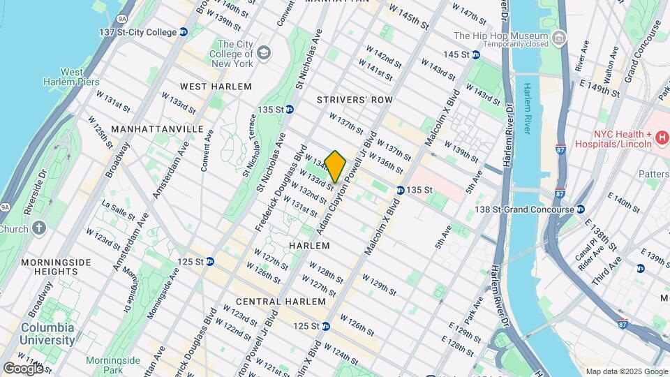 201-203 W 133rd St Map and Location Details