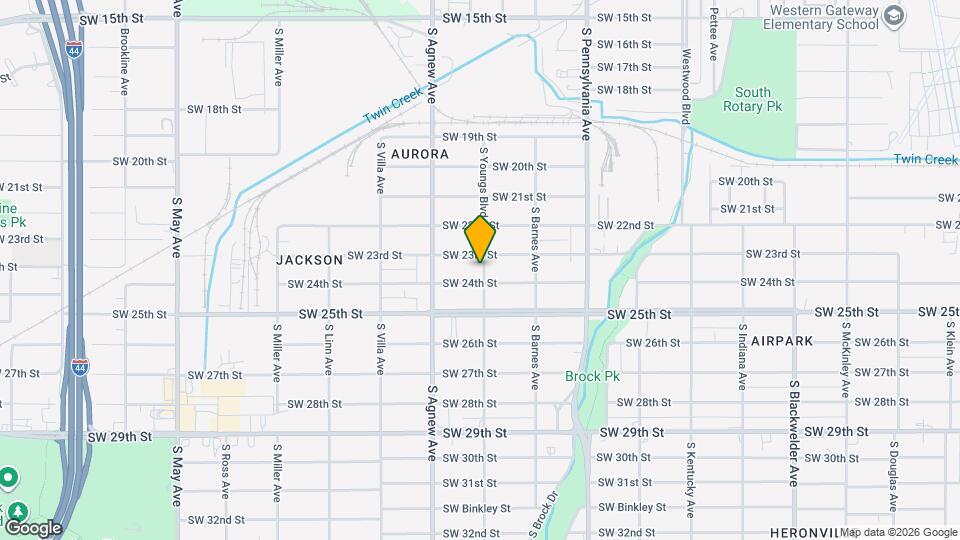 2413 S Youngs Blvd Map and Location Details