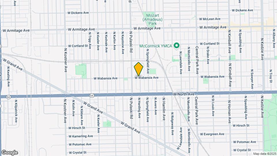 3939 W Wabansia Ave Map and Location Details