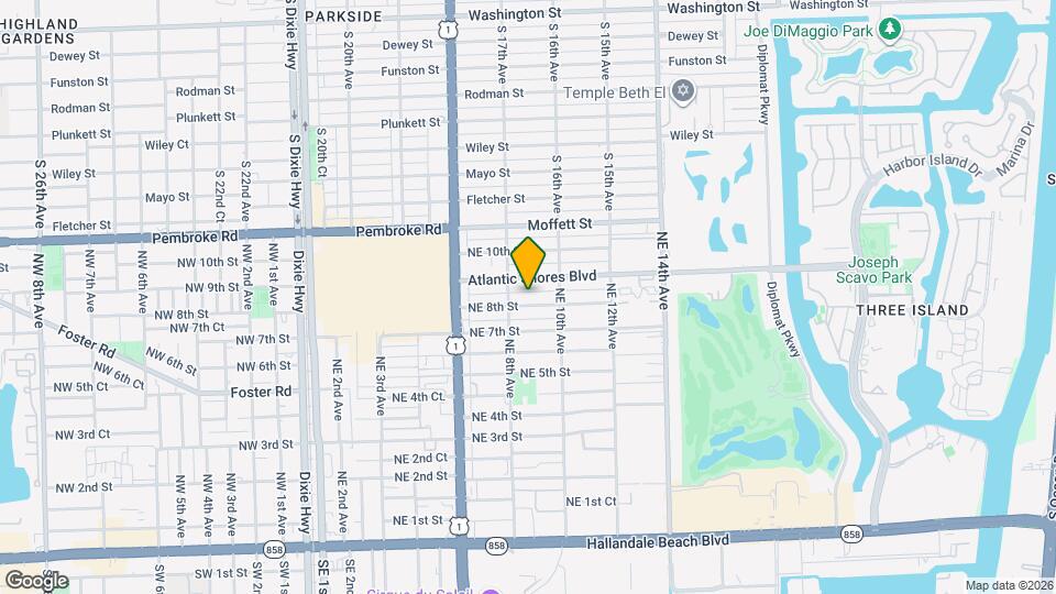 819 NE 8th St Map and Location Details