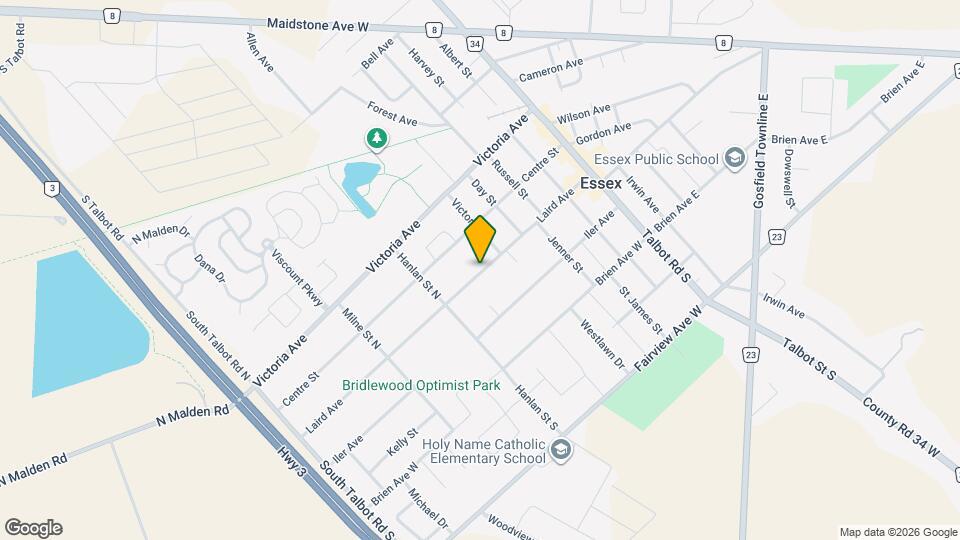 133 Laird Ave Map and Location Details