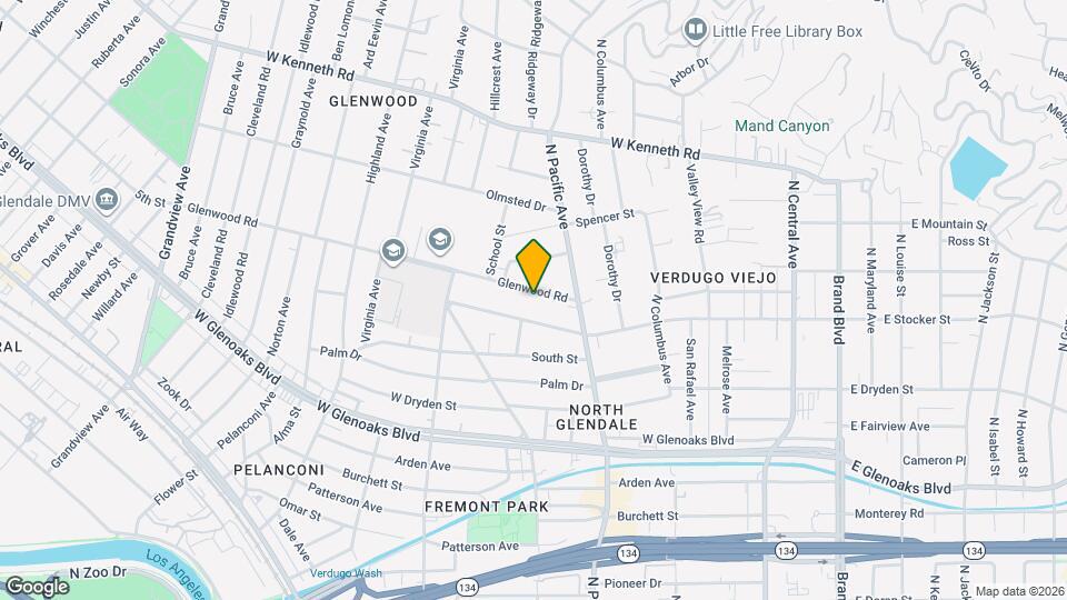 534 Glenwood Rd Map and Location Details