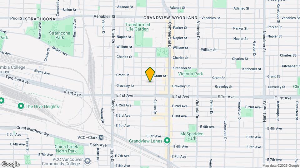 1555 Graveley St Map and Location Details