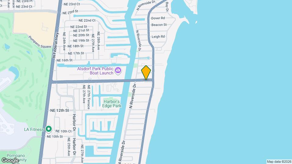 1355 N Ocean Blvd Map and Location Details