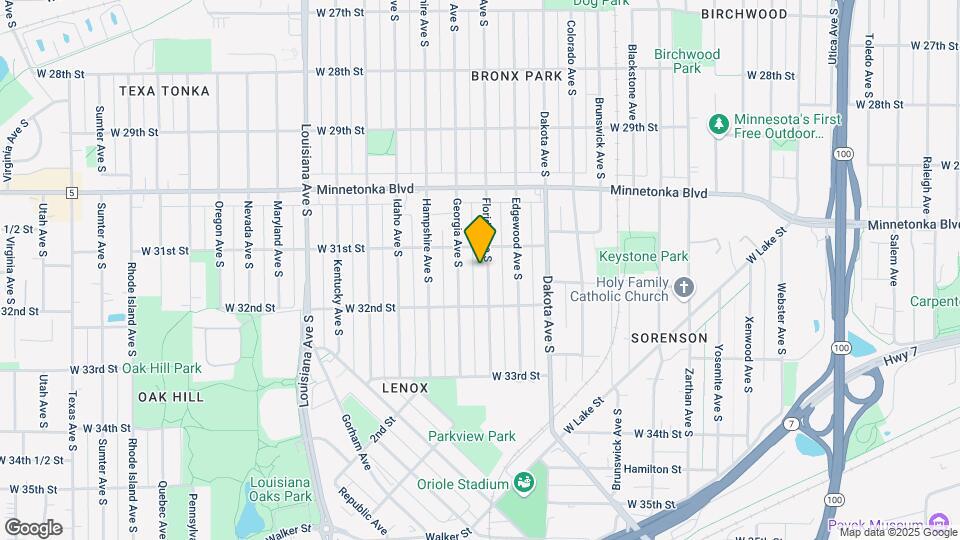 3120 Florida Ave S Map and Location Details
