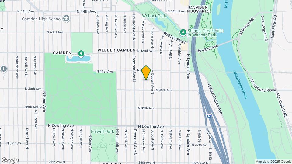 4020 Emerson Ave N Map and Location Details