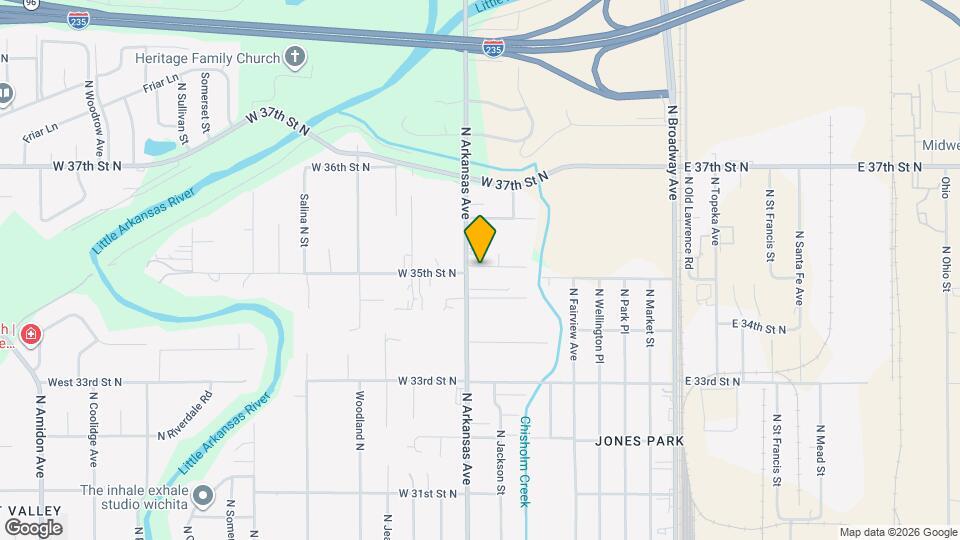 3540 N Arkansas Ave Mapa y Detalles de la Ubicación