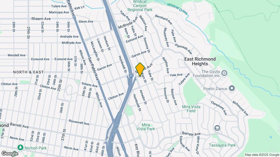 724-726 Amador St Mapa y Detalles de la Ubicación