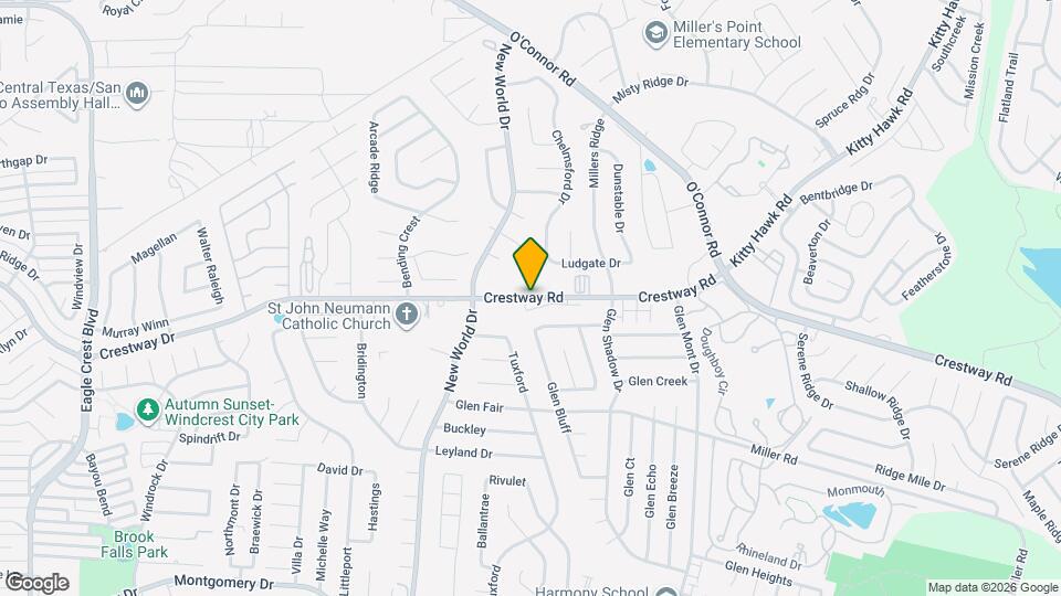 6934 Crestway Dr Map and Location Details