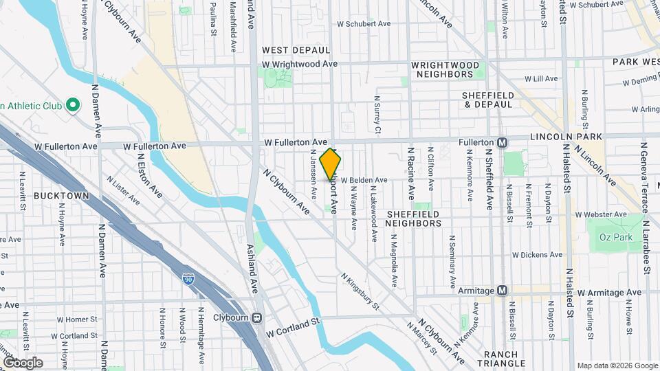 2252 N Southport Ave, Unit 2258-1 Map and Location Details