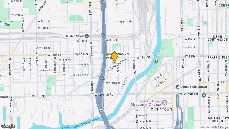 1916-1918 S Canalport Ave Mapa y Detalles de la Ubicación