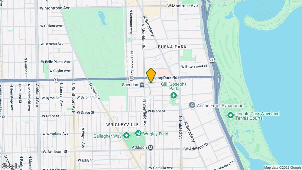 932 W Dakin St Map and Location Details