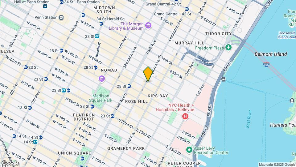 155 Lexington Ave Map and Location Details