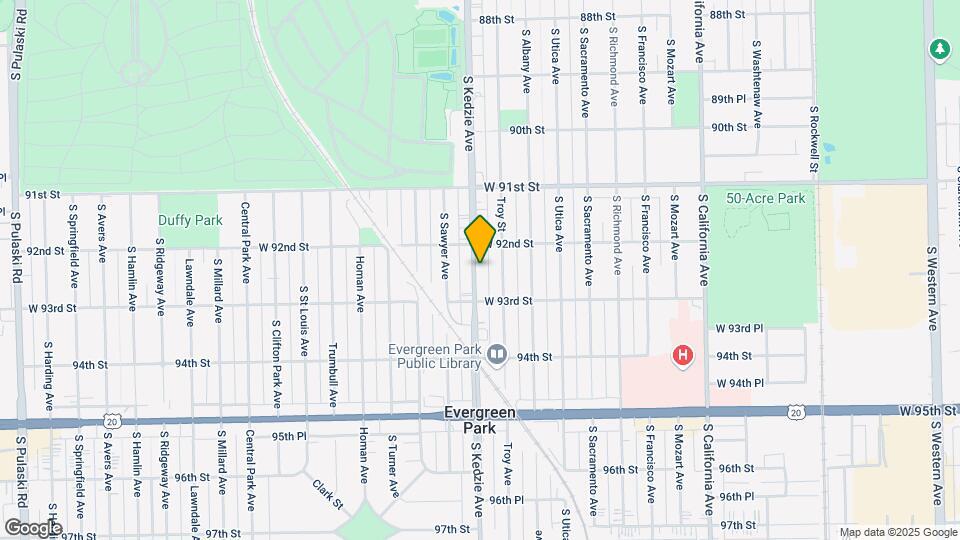 9221 S Kedzie Ave Map and Location Details