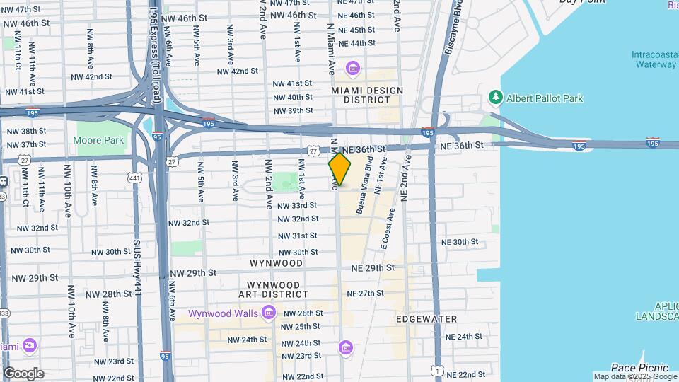 101 NE 34th St Map and Location Details