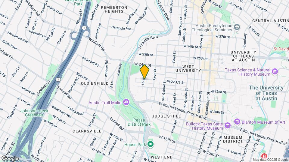 1115 W 22 1/2 St Map and Location Details