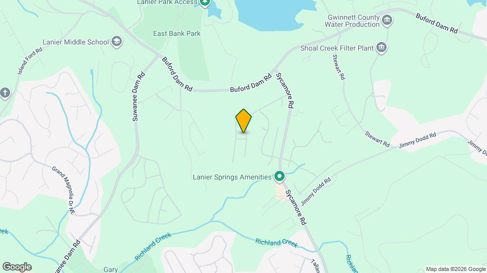 1183 Lanier Springs Dr NE Map and Location Details