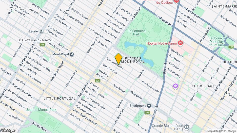 4042-4044 Saint-André St Map and Location Details