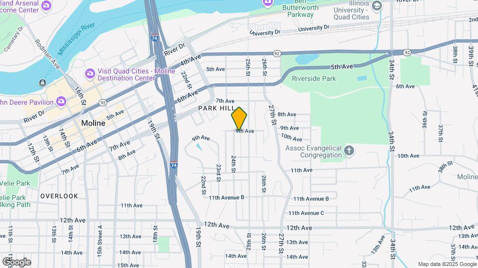 2414 9th Ave Map and Location Details