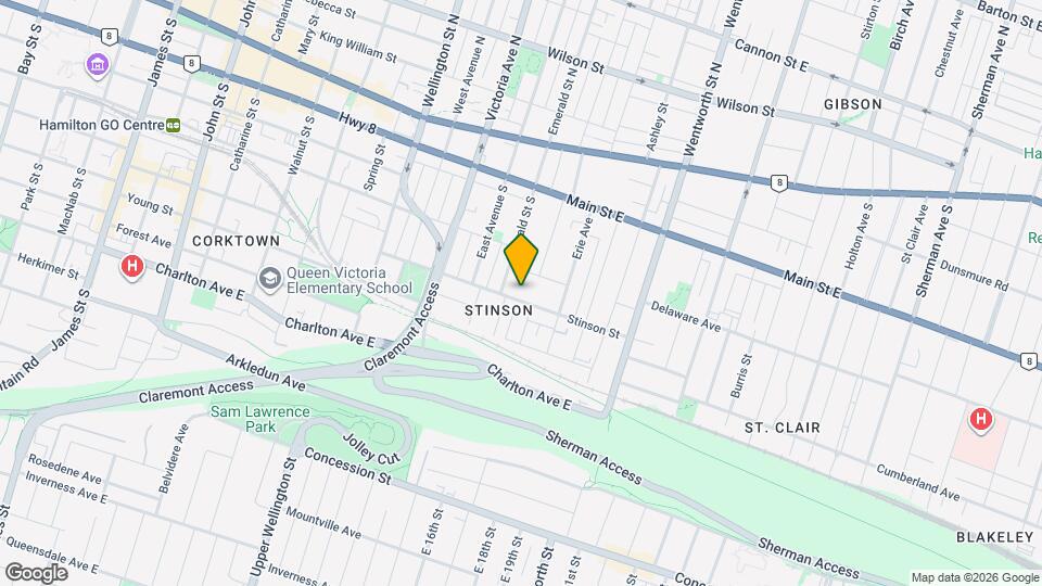 135 Stinson St Map and Location Details