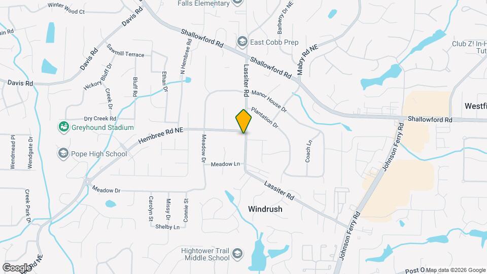 3151 Lassiter Rd Map and Location Details