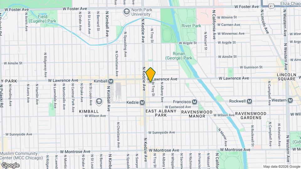 4740 N Troy St Map and Location Details