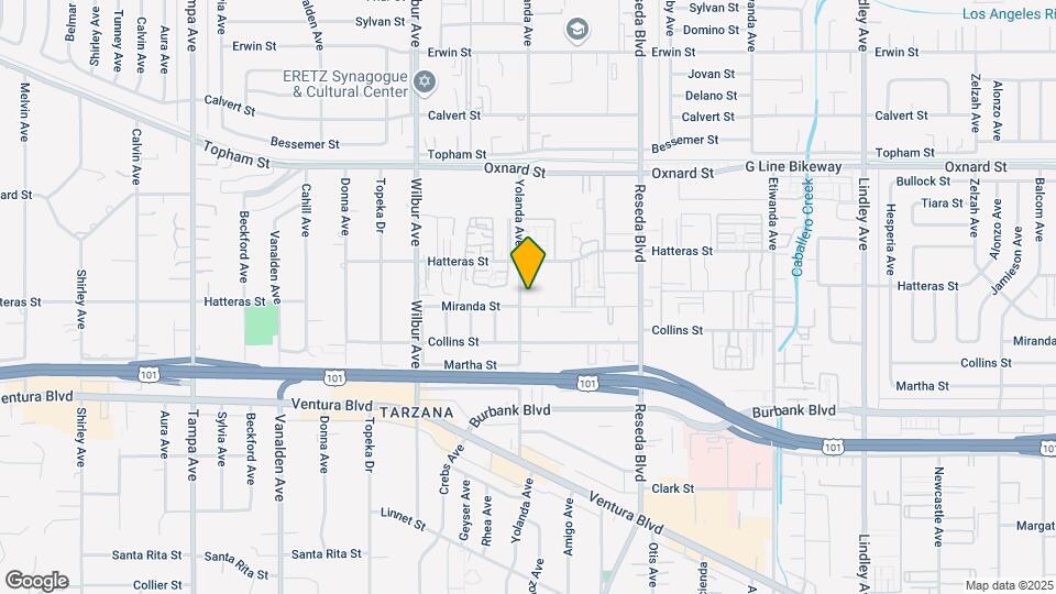 5810 Yolanda Ave Map and Location Details