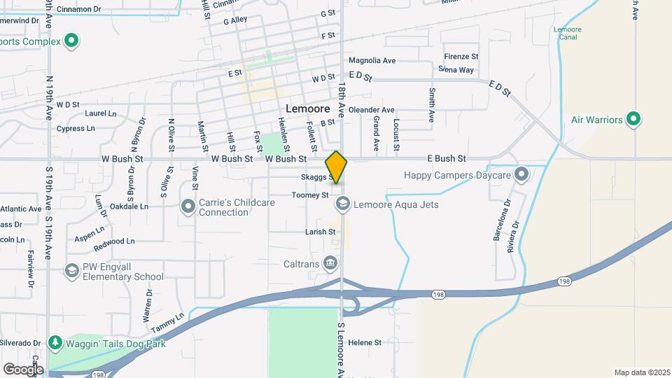 131 S Lemoore Ave Map and Location Details