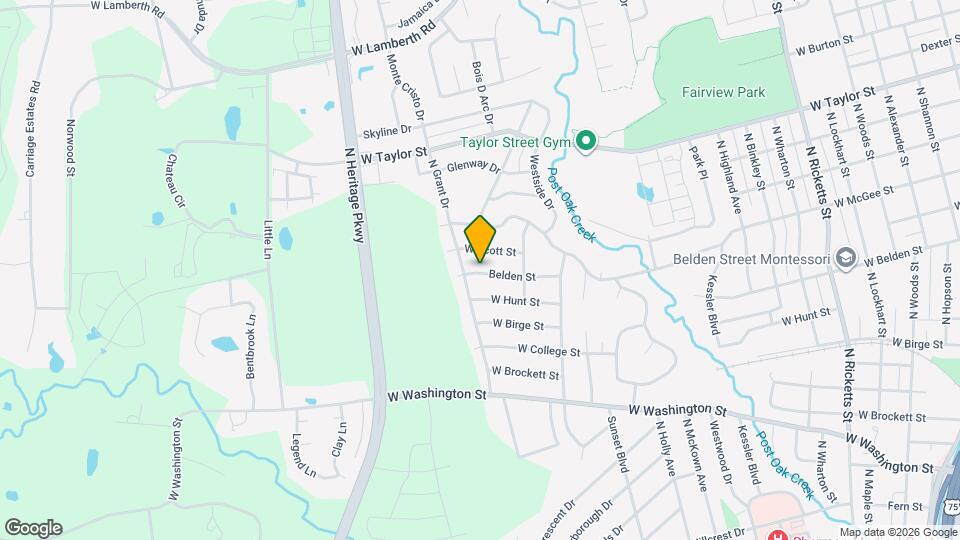 1817 Belden St Map and Location Details