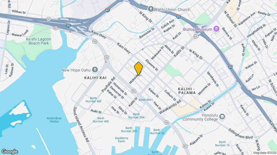 1820 Kalani St Map and Location Details