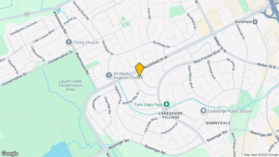 543 Glendene Crescent Map and Location Details