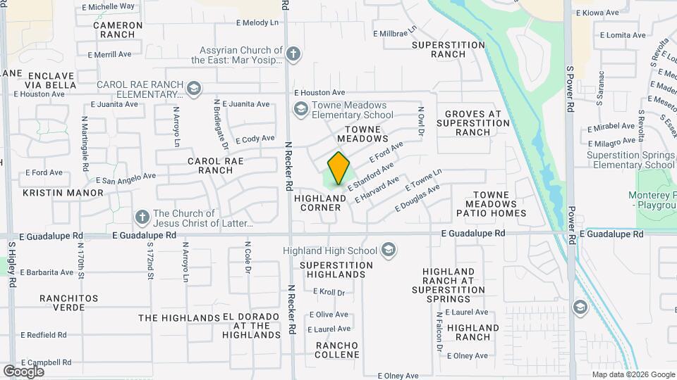 4120 E Stanford Ave Map and Location Details