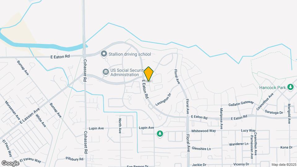 1717 E Eaton Rd Map and Location Details