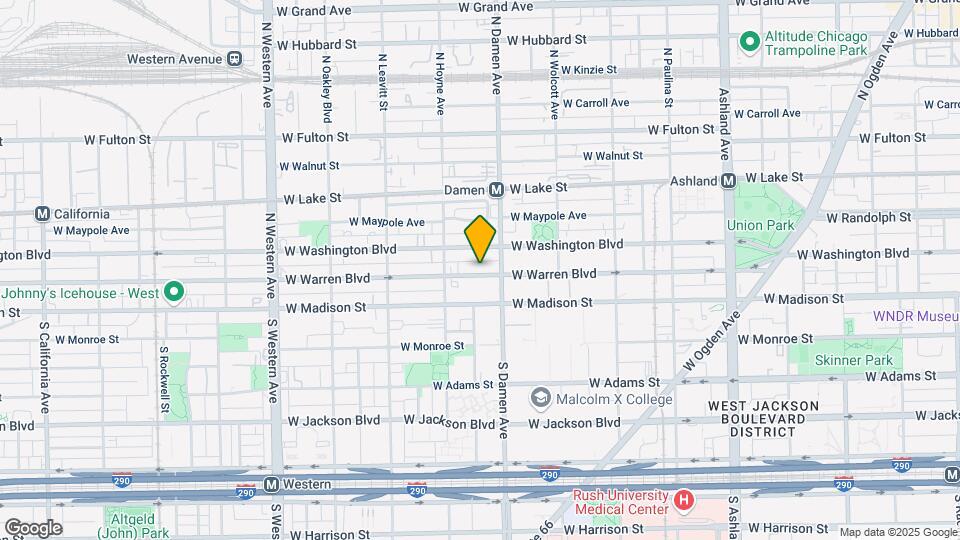 2022 W Warren Blvd Map and Location Details