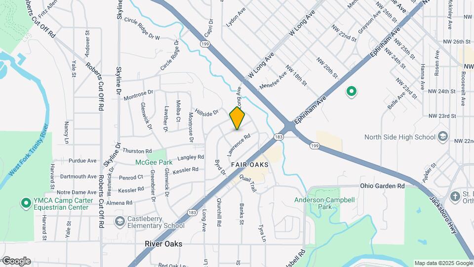 4507 Byrd Dr Map and Location Details