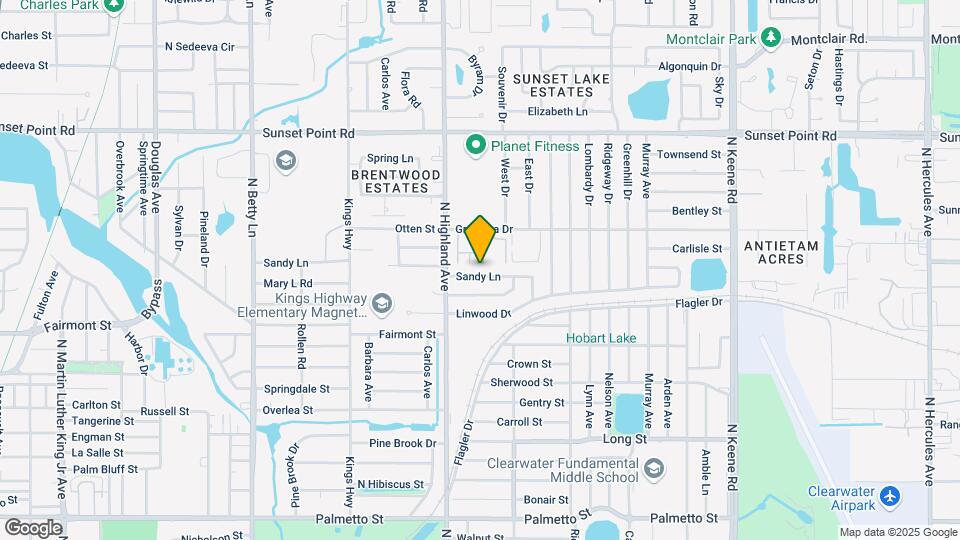 1524 Sandy Ln Map and Location Details