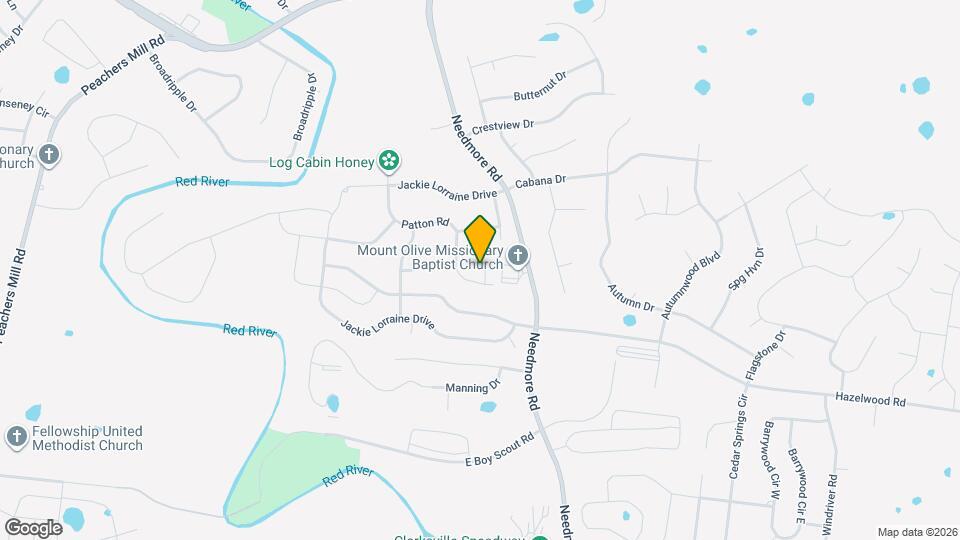 206 Olivette Ln Map and Location Details