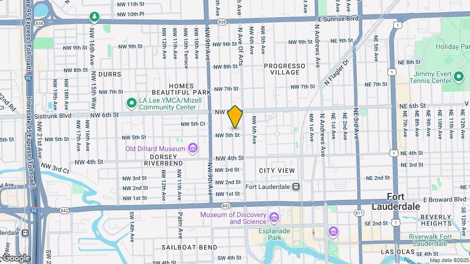 502 NW 7th Terrace Map and Location Details