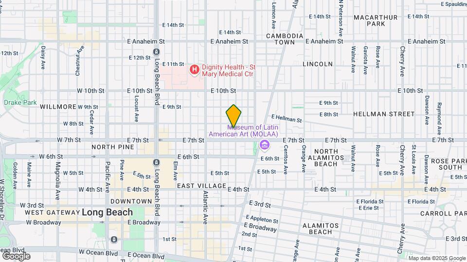 727 Olive Ave Mapa y Detalles de la Ubicación
