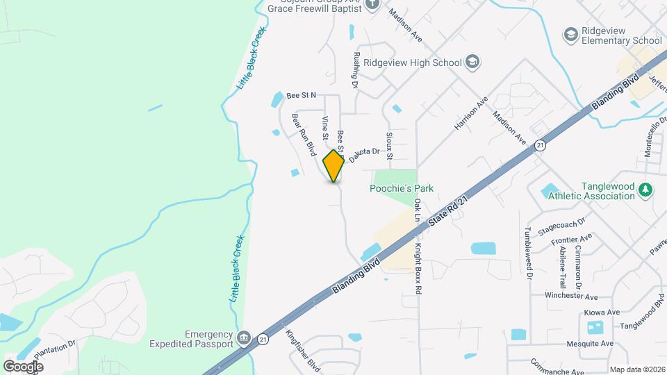 1348 Bear Run Blvd Map and Location Details