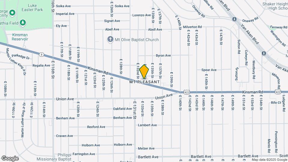 3432 E 134th St Map and Location Details